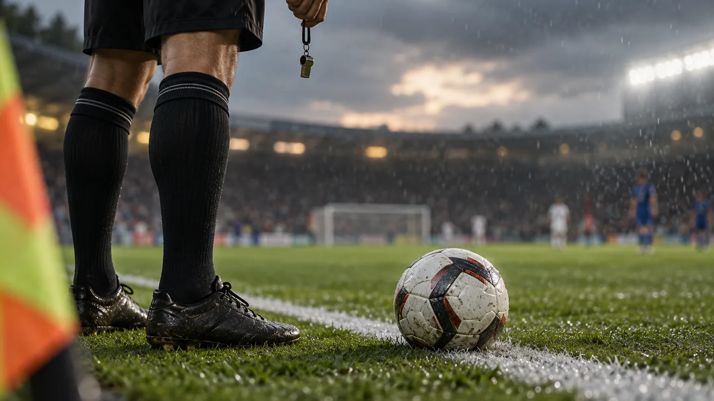 Illustration accompanying Football match statuses: FT, HT and interruptions