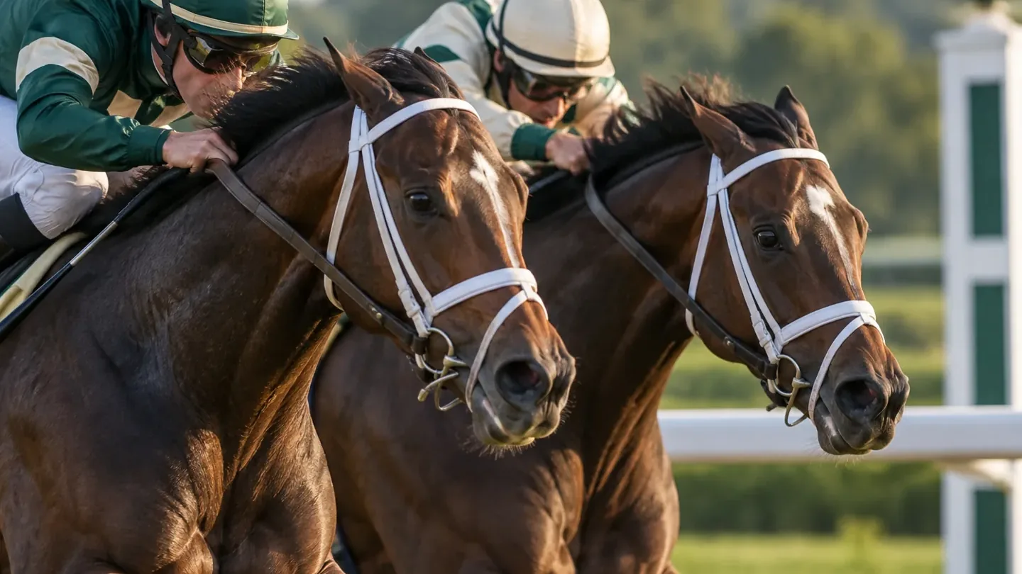 Illustration accompanying Photo finishes & dead heats, explained