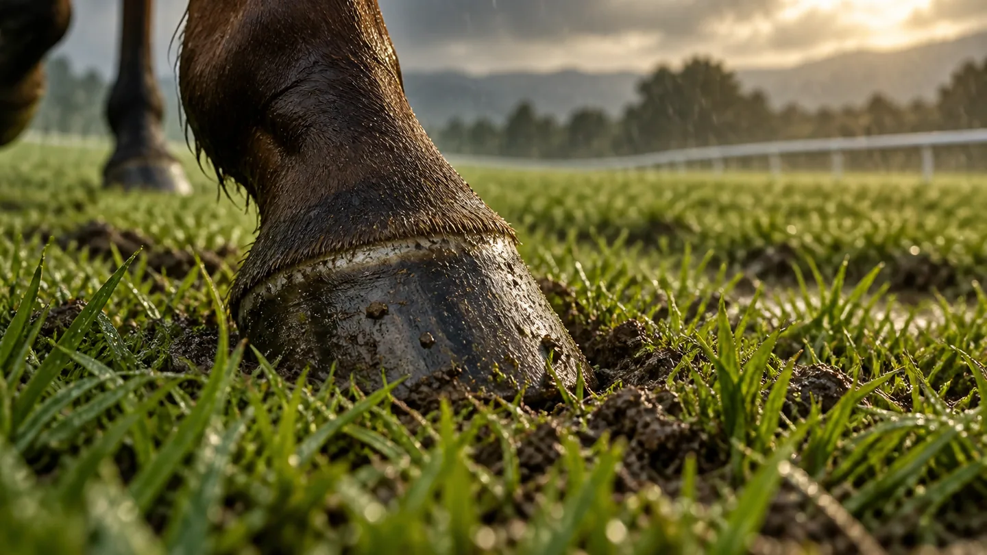 Illustration accompanying What does the going mean in horse racing?